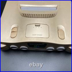 Nintendo 64 N64 Gold Console Set Limited Edition Retro Gaming System Nintendo 64 N64 Gold Console Set Limited Edition Retro Gaming System
