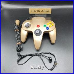 Nintendo 64 N64 Gold Console Set Limited Edition Retro Gaming System Nintendo 64 N64 Gold Console Set Limited Edition Retro Gaming System
