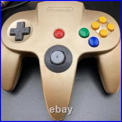 Nintendo 64 N64 Gold Console Set Limited Edition Retro Gaming System Nintendo 64 N64 Gold Console Set Limited Edition Retro Gaming System