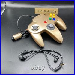 Nintendo 64 N64 Gold Console Set Limited Edition Retro Gaming System Nintendo 64 N64 Gold Console Set Limited Edition Retro Gaming System