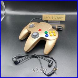 Nintendo 64 N64 Gold Console Set Limited Edition Retro Gaming System Nintendo 64 N64 Gold Console Set Limited Edition Retro Gaming System