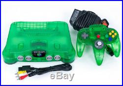 Nintendo 64 N64 Retro Jungle Green Game Console & Controller Bundle! PAL