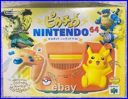 Nintendo 64 Pikachu limited console Orange & Yellow retro game N64 Pokemon