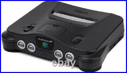Nintendo 64 Video Game N64 Console Black Retro Fully Working