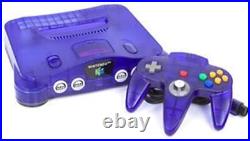 Nintendo 64 Video Game N64 Retro Console Grape Purple + Games BUNDLE