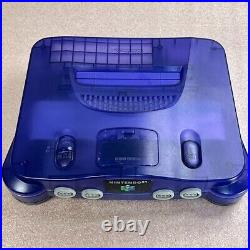 Nintendo 64 console Midnight Blue region free N64 limited model retro game Fedex