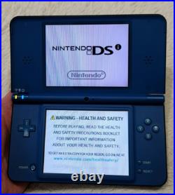 Nintendo DSi XL Blue Retro Console Mario Sonic Game Tested Charger PAL EUR Nintendo DSi XL Blue Retro Console Mario Sonic Game Tested Charger PAL EUR