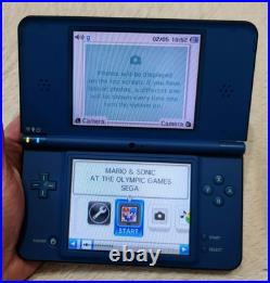 Nintendo DSi XL Blue Retro Console Mario Sonic Game Tested Charger PAL EUR Nintendo DSi XL Blue Retro Console Mario Sonic Game Tested Charger PAL EUR