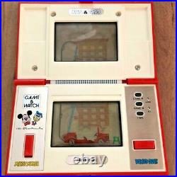 Nintendo GAME&WATCH MICKEY&DONALD Disney Multi Screen Japan Retro Game Boxed