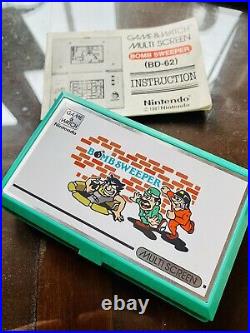 Nintendo Game And Watch Bomb Sweeper Nice Working Tested 1987 Retro Handheld