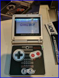 Nintendo Game Boy Advance GBA SP Classic Retro NES Limited Edition No Charger