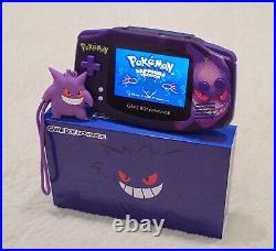 Nintendo Game Boy Advance Gengar Pokemon V3 IPS USB-C Retro Video Games Console