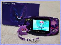 Nintendo Game Boy Advance Gengar Pokemon V3 IPS USB-C Retro Video Games Console