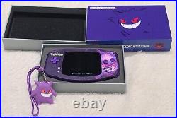 Nintendo Game Boy Advance Gengar Pokemon V3 IPS USB-C Retro Video Games Console