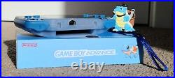 Nintendo Game Boy Advance Pokemon Blastoise Boxed V3 IPS USB-C Retro GBA Console