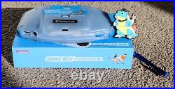 Nintendo Game Boy Advance Pokemon Blastoise Boxed V3 IPS USB-C Retro GBA Console