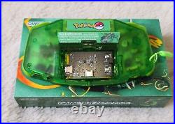 Nintendo Game Boy Advance Rayquaza Pokemon Boxed V3 IPS USB-C Retro Gaming GBA