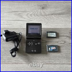 Nintendo Game Boy Advance SP AGS-001 Handheld Console Black & Games Nintendo Game Boy Advance SP AGS-001 Handheld Console Black & Games