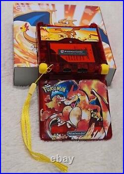 Nintendo Game Boy Advance SP Charizard Pokemon Boxed IPS Retro Handheld Console