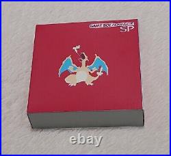 Nintendo Game Boy Advance SP Charizard Pokemon Boxed IPS Retro Handheld Console