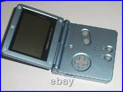 Nintendo Game Boy Advance SP Console BLUE VGC No dead pixels Tested RETRO FUN