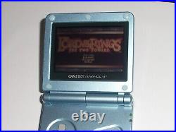 Nintendo Game Boy Advance SP Console BLUE VGC No dead pixels Tested RETRO FUN