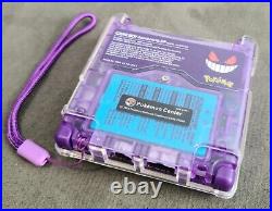 Nintendo Game Boy Advance SP Gengar Pokemon Boxed Charger Retro Gameboy GBA SP