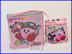 Nintendo Game Boy Advance SP Kirby V5 IPS Screen 369 Games Boxed Charger Retro