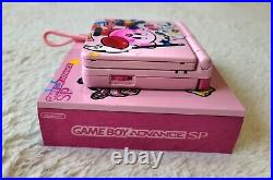 Nintendo Game Boy Advance SP Kirby V5 IPS Screen 369 Games Boxed Charger Retro