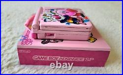 Nintendo Game Boy Advance SP Kirby V5 IPS Screen 369 Games Boxed Charger Retro