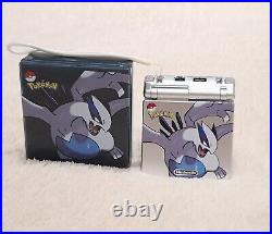 Nintendo Game Boy Advance SP Lugia Pokemon Silver Retro GBA SP Gameboy