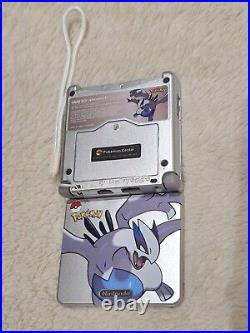 Nintendo Game Boy Advance SP Lugia Pokemon Silver Retro GBA SP Gameboy