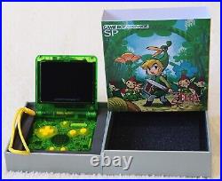 Nintendo Game Boy Advance SP The Legend Of Zelda V5 IPS Retro Vintage Minish Cap