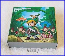 Nintendo Game Boy Advance SP The Legend Of Zelda V5 IPS Retro Vintage Minish Cap