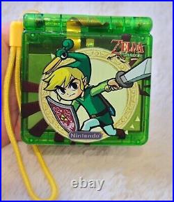 Nintendo Game Boy Advance SP The Legend Of Zelda V5 IPS Retro Vintage Minish Cap