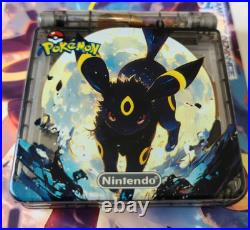 Nintendo Game Boy Advance SP Umbreon Pokemon Boxed Retro Console Backlit IPS M2 Nintendo Game Boy Advance SP Umbreon Pokemon Boxed Retro Console Backlit IPS M2