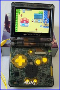 Nintendo Game Boy Advance SP Umbreon Pokemon Boxed Retro Console Backlit IPS M2 Nintendo Game Boy Advance SP Umbreon Pokemon Boxed Retro Console Backlit IPS M2