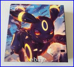 Nintendo Game Boy Advance SP Umbreon Pokemon Boxed Retro Console Backlit IPS M2 Nintendo Game Boy Advance SP Umbreon Pokemon Boxed Retro Console Backlit IPS M2