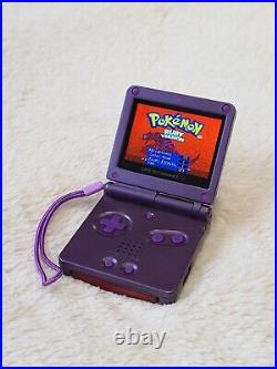 Nintendo Game Boy Advance SP X Gardevoir Pokemon V5 IPS Screen GBA SP Retro