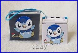 Nintendo Game Boy Advance SP X Piplup Pokemon GBA SP Gameboy Retro Charger & Box