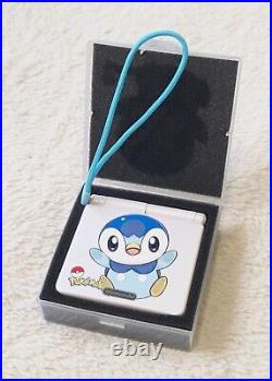 Nintendo Game Boy Advance SP X Piplup Pokemon GBA SP Gameboy Retro Charger & Box