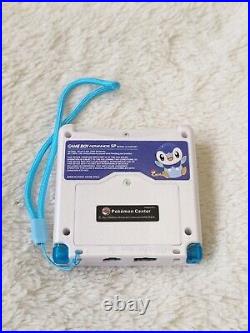 Nintendo Game Boy Advance SP X Piplup Pokemon GBA SP Gameboy Retro Charger & Box