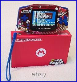 Nintendo Game Boy Advance Super Mario Bros Boxed V3 IPS USB-C Retro Gaming GBA