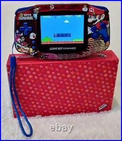 Nintendo Game Boy Advance Super Mario Bros Boxed V3 IPS USB-C Retro Gaming GBA