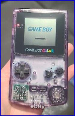 Nintendo Game Boy Color Atomic Purple VGC Genuine Retro GBC Gameboy CGB-001 1998