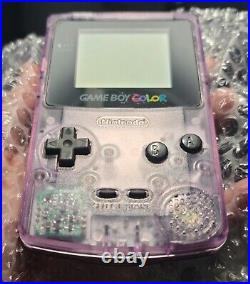 Nintendo Game Boy Color Atomic Purple VGC Genuine Retro GBC Gameboy CGB-001 1998