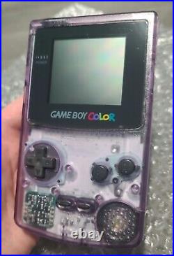 Nintendo Game Boy Color Atomic Purple VGC Genuine Retro GBC Gameboy CGB-001 1998