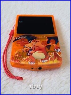 Nintendo Game Boy Color Charizard Pokemon OLED IPS Screen USB-C Retro GBC