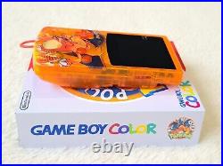 Nintendo Game Boy Color Charizard Pokemon OLED IPS Screen USB-C Retro GBC