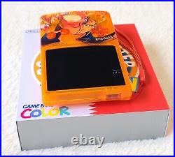 Nintendo Game Boy Color Charizard Pokemon OLED IPS Screen USB-C Retro GBC